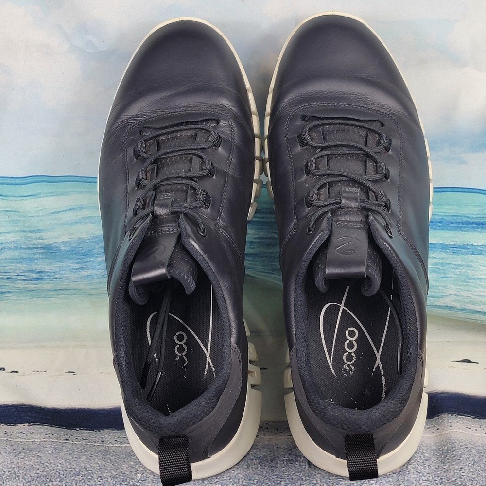 Ecco GRUUV Black Leather Mens EU44 10-10.5 - Picture 6 of 10